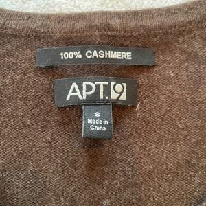 Apt 9 Preppy Cashmere argyle cardigan Y2K